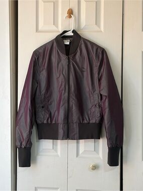 Puma Women's Plum Bomber Jacket with Black Trim
